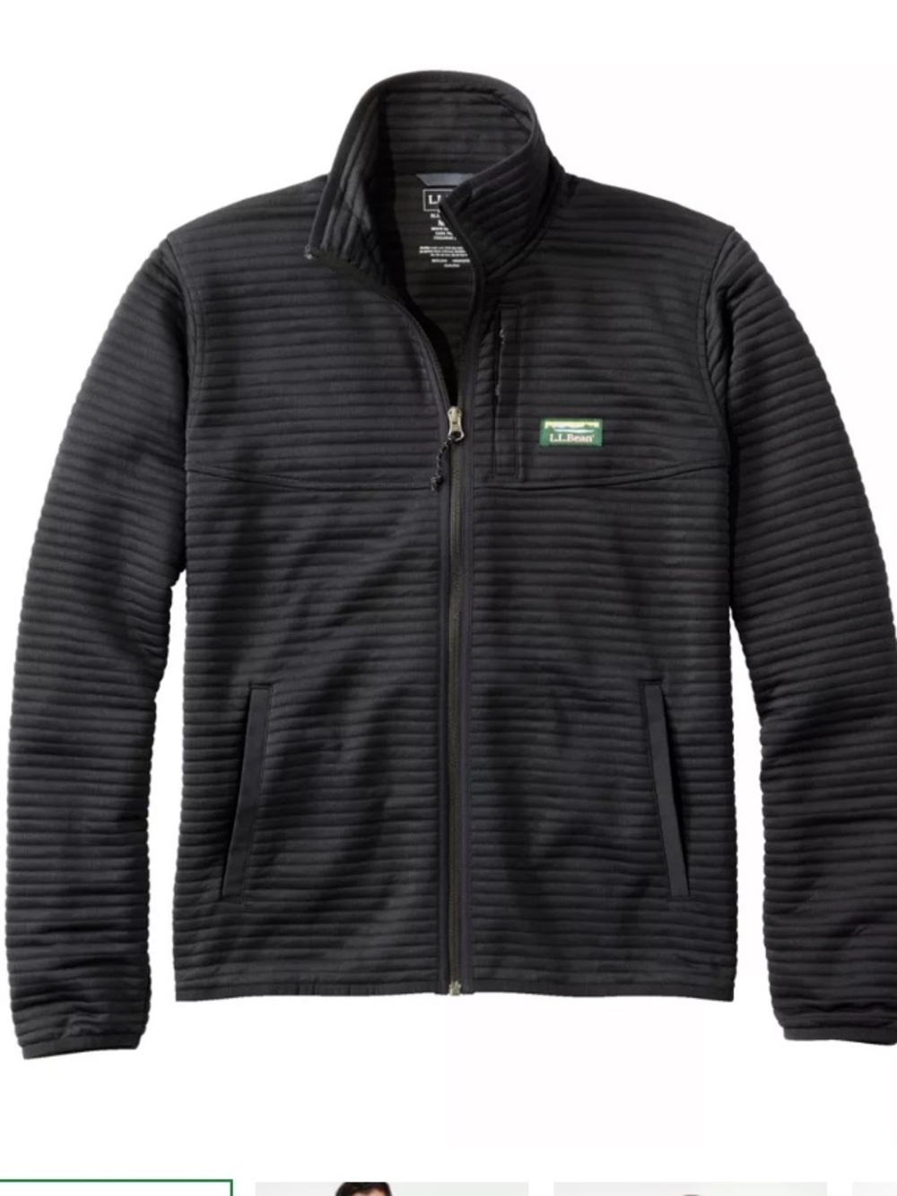 Men's L.L. Bean Airlight Knit Full-Zip - Picture 4 of 6